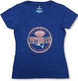 New England Patriots NFL V-Neck 2018 Conference Champions T-Shirt Large 12/14