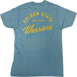 Golden State Warriors Hardwood Classics Men's Short Sleeve T-Shirt Blue