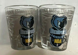 Memphis Grizzlies NBA HI-DEF Enhanced Etched 2oz Shot Glass