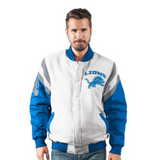 NFL Detroit Lions Men's Command Sublime Varsity Jacket LARGE