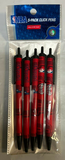 Detroit Pistons NBA Team Click Pens - 5 pack