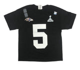 Baltimore Ravens Super Bowl XLVII #5 Joe Flacco Boy's T-Shirt