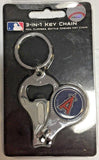 Los Angeles Angels MLB 3-IN-1 Keychain, Nail Clipper, Bottle Opener