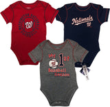 Washington Nationals Three Piece Boy's Baby Set 18 Months 3 Designs