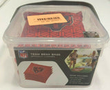 Chicago Bears NFL Team Bean Bag Game Double Stitch Bean Bags Wild Sports 4 Pack
