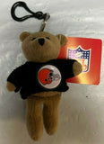Cleveland Browns NFL 5" Plush Bear Backpack Clip & Keychain