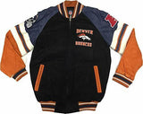 NEW G-III Denver Broncos NFL Suede Adult Men's Jacket CHOOSE SIZE