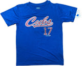 Chicago Cubs Kris Bryant Boy's Short Sleeve Active DryT-Shirt Blue Small 6/7