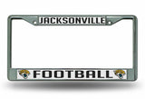 Jacksonville Jaguars  NFL Chrome Auto Car License Tag Frame