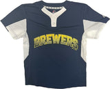 Milwaukee Brewers MLB Premier Eagle Cool Base Men's 2-Button Jersey SMALL