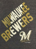 Milwaukee Brewers Baseball Girl's Short Sleeve T-Shirt XL 14/16