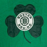 NHL Boston Bruins Men’s T-Shirt Four Leaf Clover Green Medium