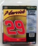 Kevin Harvick #29 NASCAR 2 Sided 28" x 40" Banner