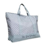 New York Yankees Large Tote Bag Team Logo Polka Dot