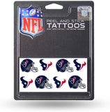 Houston Texans 8-PC Peel and Stick Tattoo Set