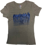 New York Yankees Women's MLB Crew Neck T-Shirt Small Gray