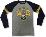 NHL Buffalo Sabres Adult Men's Long Sleeve Heavyweight Shirt SMALL