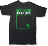Boston Celtics Basketball Adult Men's T-Shirts Speckled Charcoal X-LARGE