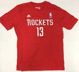James Harden #13 Houston Rockets 2 Sided Name Number Boys T-Shirt Large 14/16