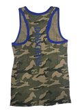 Los Angeles Dodgers MLB Women's Camo Ringer Tank Top Medium