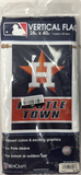 Houston Astros HUSTLE TOWN MLB Vertical Flag WinCraft  28" X 40"