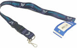 Charlotte Hornets Purple Lanyard 2-Sided Breakaway Clip Keychain
