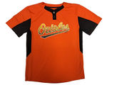 Baltimore Orioles MLB MAJESTIC Eagle 2 Button Baseball Jersey Youth XL 18/20