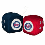 Minnesota Twins Plush Fuzzy Dice NEW MLB Car Auto Mirror Truck String