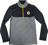 Boston Bruins NHL Men's 1/4 Zip Dri Fit Pullover SMALL