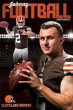 JOHNNY MANZIEL ~ LIGHTS ~ 22x34 NFL POSTER Cleveland Browns Football NEW/ROLLED!