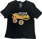 NHL Boston Bruins Girl’s Large T-Shirt 12/14 Black