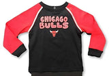 NBA Chicago Bulls Toddler Long Sleeve Black/Red T-Shirt 3T