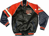 GIII Sports Denver Broncos NFL Faux Leather Jacket  CHOOSE SIZE