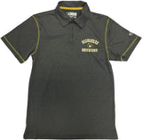DYNASTY Milwaukee Brewers  Men's Dri Fit 3 Button Gray Polo Shirt Small
