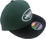 Reebok NY Jets Men's Flex Fit Flat Bill Hat S/M 6 7/8-7 1/4