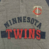 Minnesota Twins Men's Two Button Long Sleeve Shirt Small