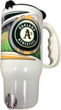 Oakland Athletics A's 16 Oz Commuter Travel Auto Mug with Lid