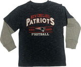 New England Patriots Established 1960 Boys Youth Long Sleeve T-Shirt CHOOSE SIZE