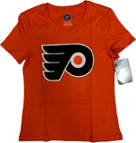 Philadelphia Flyers Girl's V-Neck Large Orange 10/12