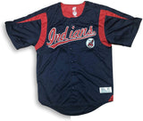 Cleveland Indians MLB Button Down Embroidered Adult Men's Jersey MEDIUM