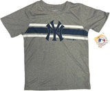 New York Yankees Boy's Dry Fabric T-Shirt XS 4/5 Gray