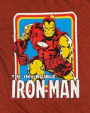 The Invincible Iron-Man Men's Classic T-Shirt Red Large