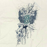 Majestic Seattle Mariners Men's Short Sleeve Crew Neck T-Shirt 2X White
