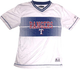 Texas Rangers MLB Men's V-Neck Dri Fit Pullover Jersey Shirt SMALL