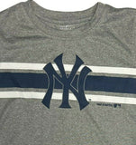 New York Yankees Boy's Dry Fabric T-Shirt XS 4/5 Gray