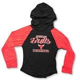 Chicago Bulls NBA Girl's Lightweight Hooded Long Sleeve T-Shirt X-Small 4/5
