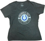 Indianapolis Colts Women's V-Neck Short Sleeve T-Shirt Gray
