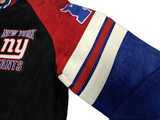 New York Giants GIII Apparel NFL Men's Full Zip Suede Leather Jacket MEDIUM