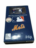 New York Mets Baseball iHip Noise Isolating Earphones Earbuds