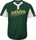 Majestic Oakland Athletics Premier Eagle Cool Base Men's 2-Button Jersey 2X